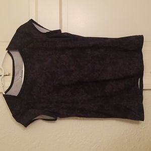 Columbia Black and Gray Floral Shirt S